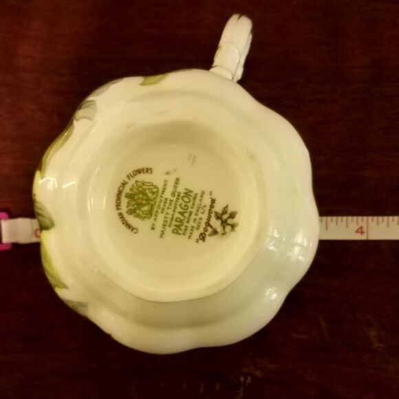 Vintage Paragon Canadian Provincial Flowers Dogwood Footed Cup & Saucer - Picture 5 of 6